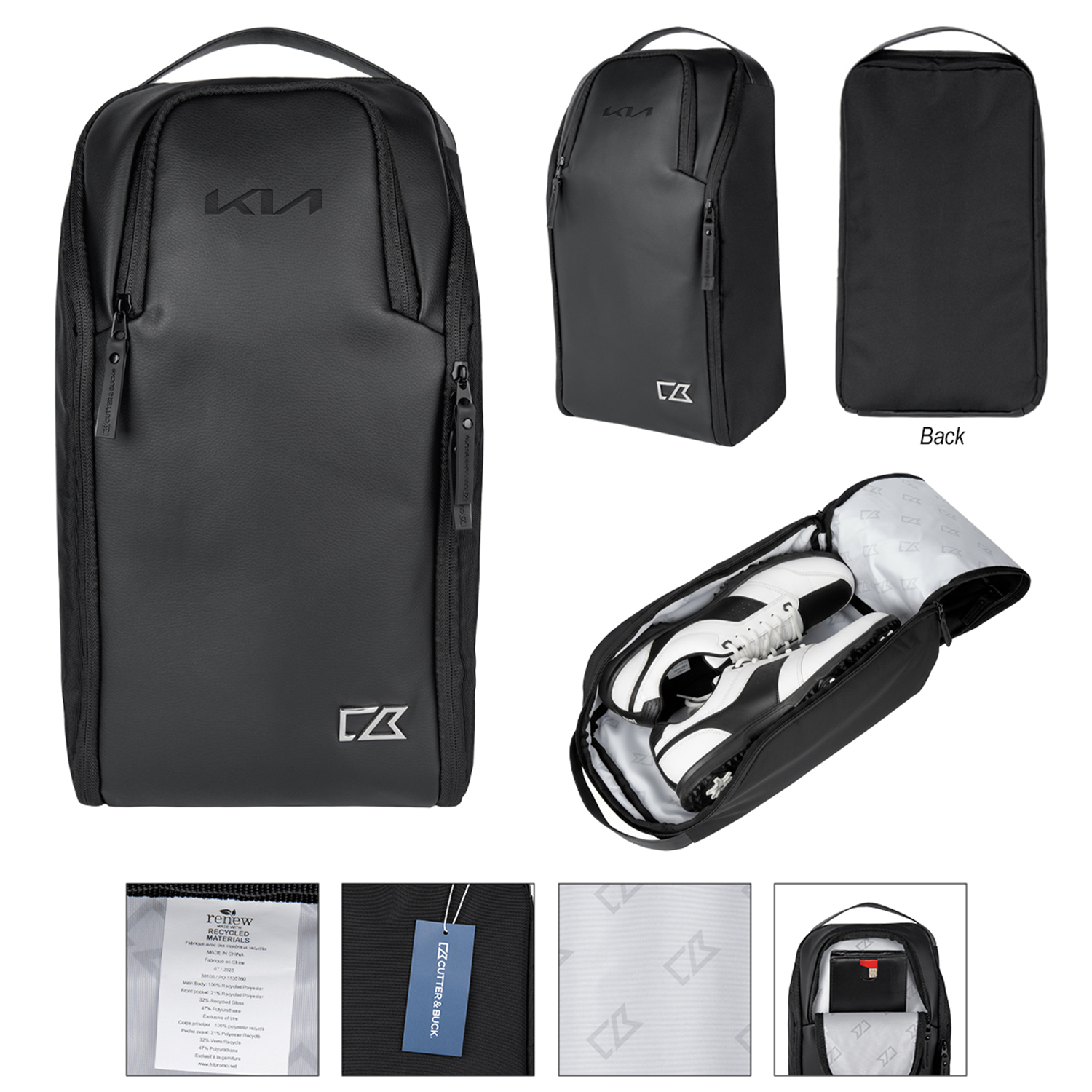 Cutter & Buck Active Collection Golf Shoe Bag
