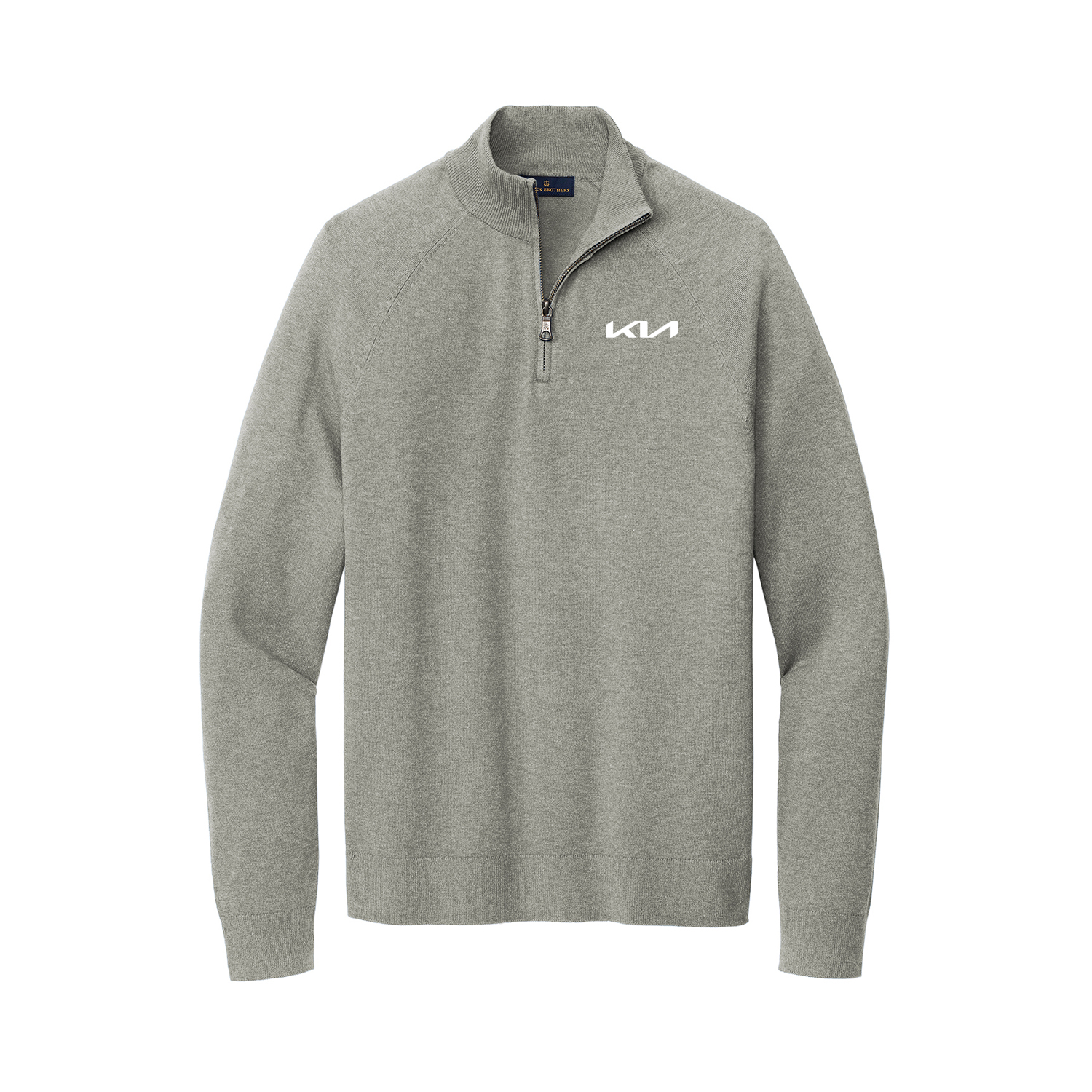 Brooks Brothers Cotton Stretch 1/4 Zip Sweater