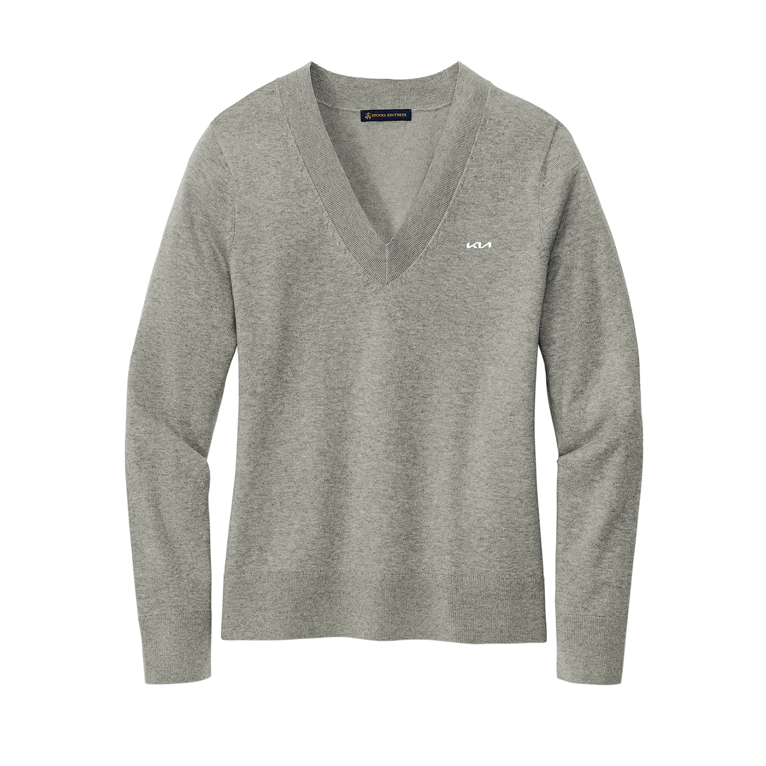 Brooks Brothers Women's Cotton Stretch V-Neck Sweater