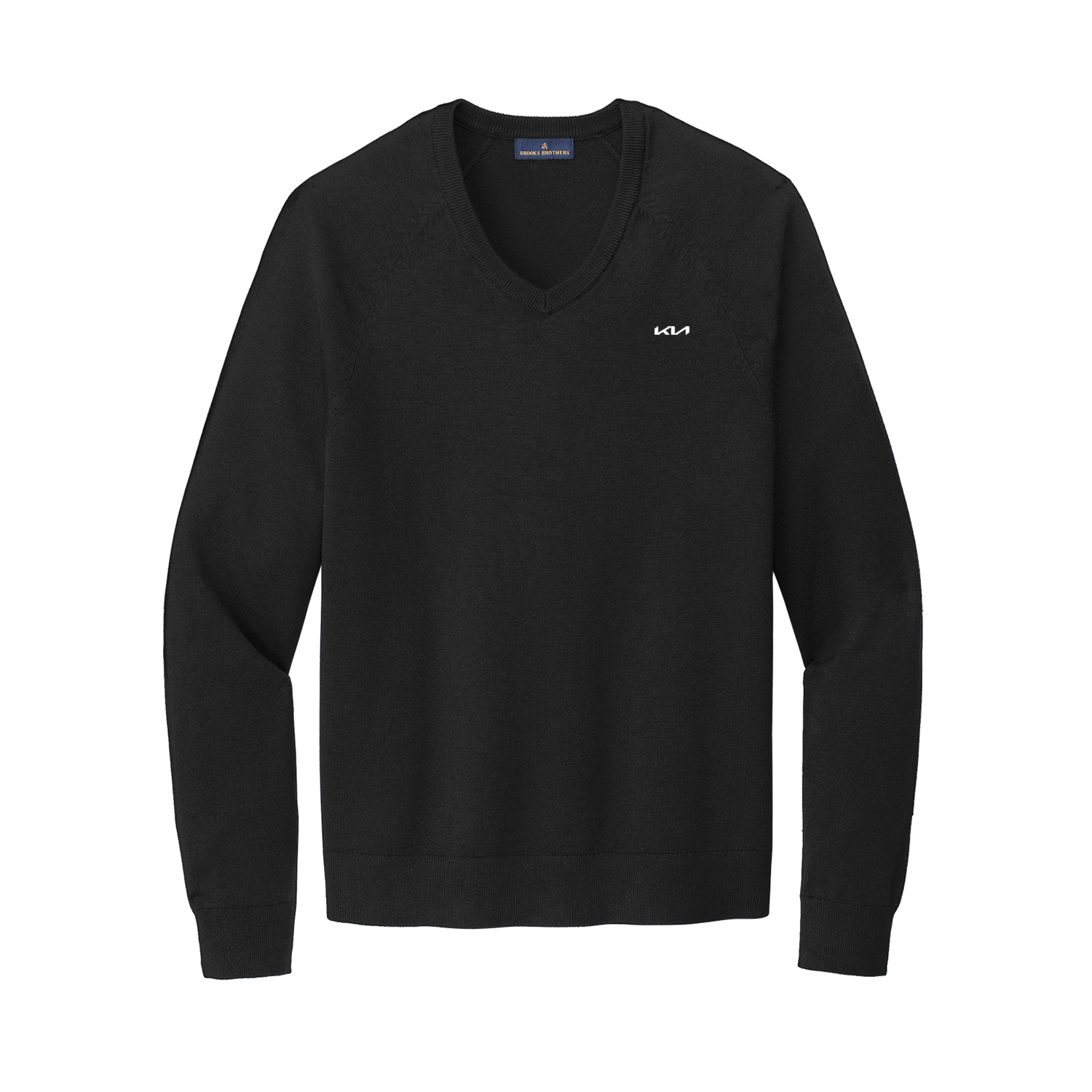 Brooks Brothers Cotton Stretch V-Neck Sweater