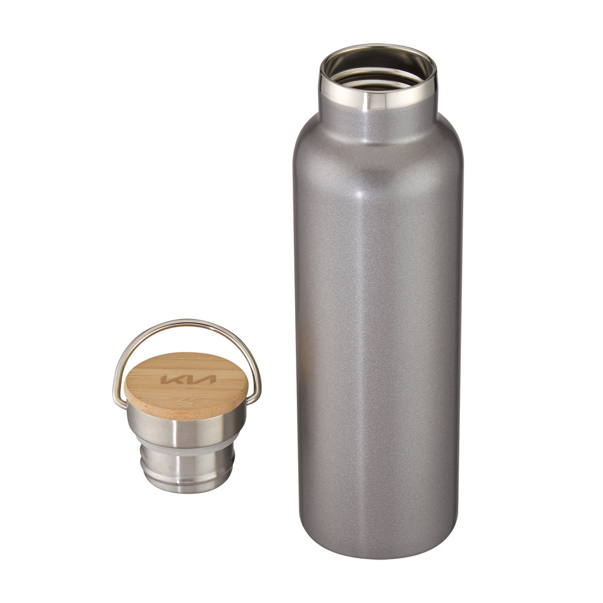 21 Oz. Tipton Stainless Steel Bottle With Bamboo Lid